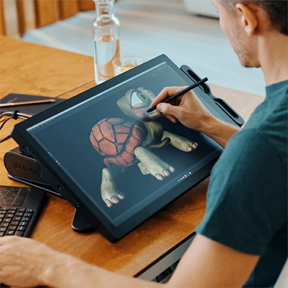 Mesa Digitalizadora Com Tela, Display Interativo Profissional Wacom Cintiq DTH172 17” Touchscreen 4K