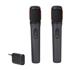 Microfone JBL PartyBox Sem Fio Duplo, 6h Reprodução, Alcance de 10m, Preto
