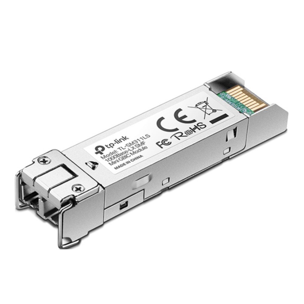 Módulo MiniGBIC SFP TP-Link, TL-SM311LS, Monomodo, 1,25Gbps, Alcance de 10KM, Preto