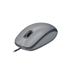 Mouse com fio USB Logitech M110 com Clique Silencioso, Design Ambidestro e Facilidade Plug and Play, Cinza - 910-006757