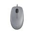 Mouse com fio USB Logitech M110 com Clique Silencioso, Design Ambidestro e Facilidade Plug and Play, Cinza - 910-006757