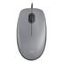 Mouse Logitech M110 Silent, 1000 DPI, 3 Botões, USB, Cinza