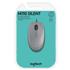 Mouse Logitech M110 Silent, 1000 DPI, 3 Botões, USB, Cinza