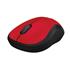 Mouse Sem Fio Logitech M185, 1000 DPI, 3 Botões, Vermelho