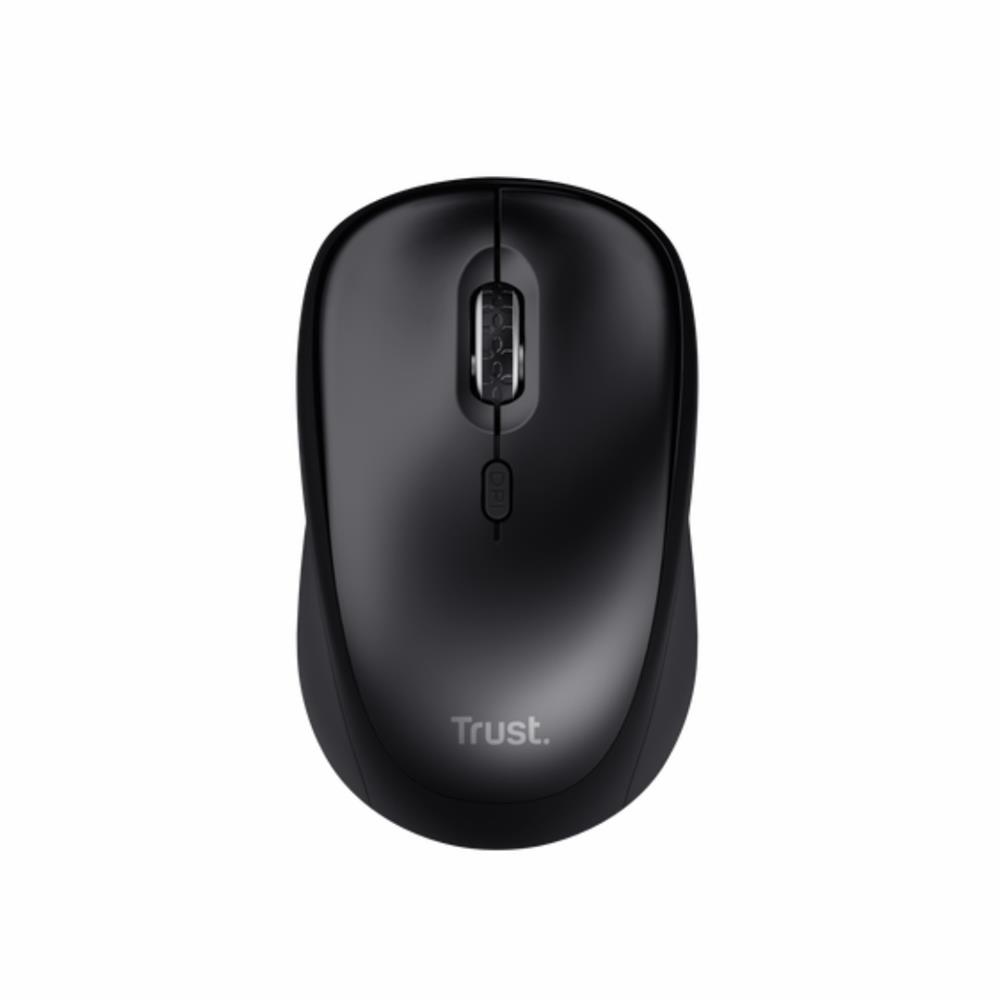 Mouse Trust Yvi+ Silent Wireless, Compacto, Silencioso, Sem Fio, Até 12 Meses de Bateria, 800/1600 DPI