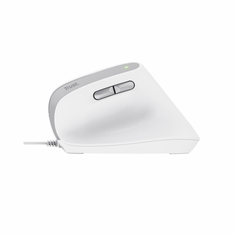 MOUSE TRUST BAYO II ERGONOMICO BRANCO