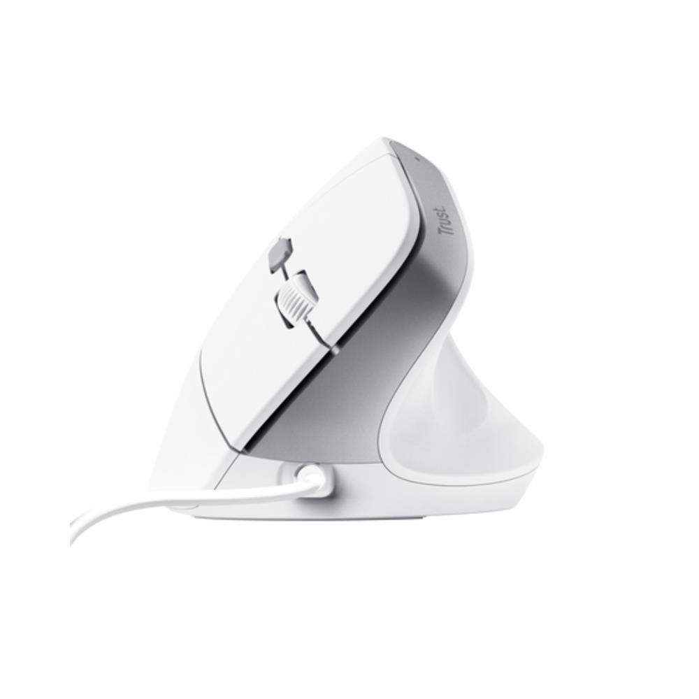MOUSE TRUST BAYO II ERGONOMICO BRANCO