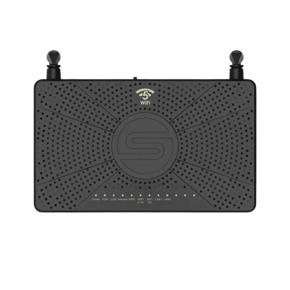 ONT Xpon Dual Band SHORELINE AC1200 SH-1015W V2, Dual Band, Chipset Broadcom, Preto