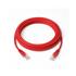 Cabo de Rede, Patch Cord U/UTP Categoria 6 Sohoplus, 0,5 m, CMX T568A/B, Vermelho