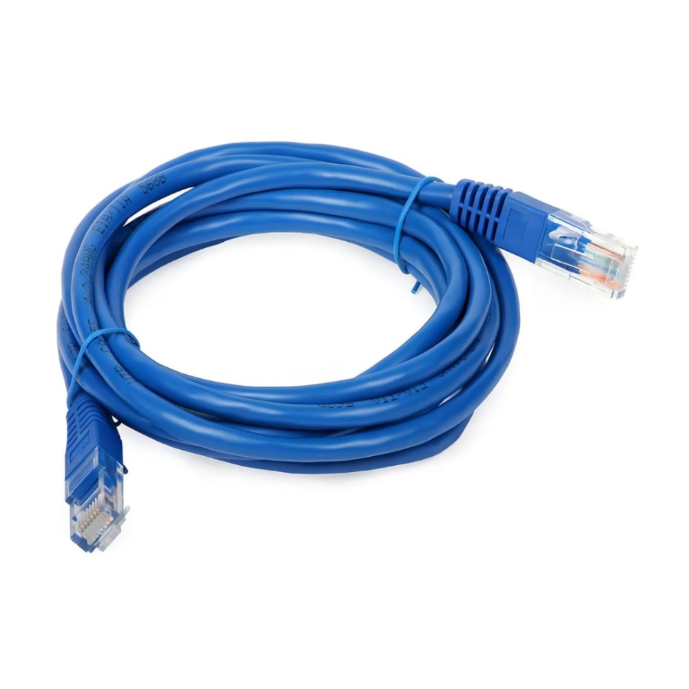 Cabo de Rede Prysmian Patch Cord CAT6, U/UTP, LSZH, 24 AWG, RJ45, 0,5 Metro, Azul, 10718531