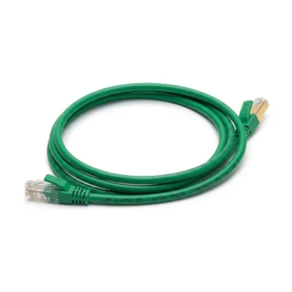 Cabo de Rede Prysmian Patch Cord CAT6, U/UTP, LSZH, 24 AWG, RJ45, 2,5 Metros, Verde, 10718556
