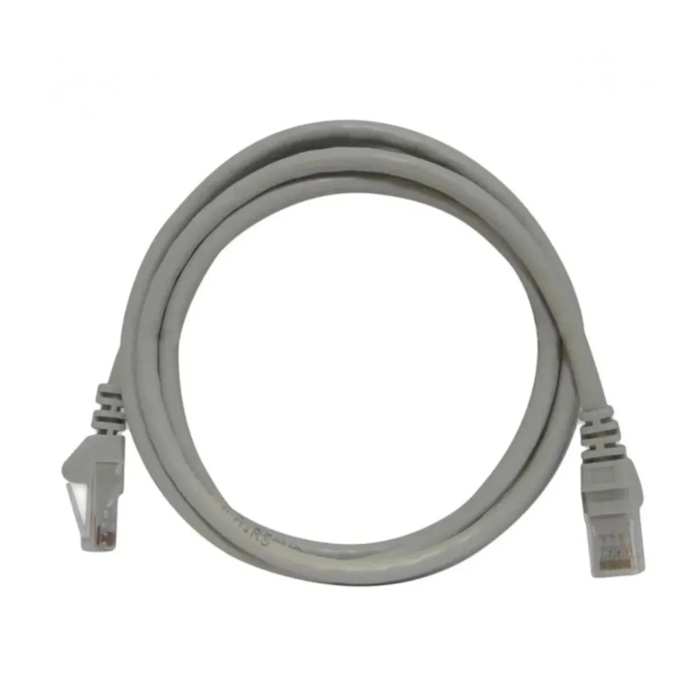 Cabo de Rede Prysmian Patch Cord CAT6, U/UTP, LSZH, 24 AWG, RJ45, 0,5 Metro, Cinza, 10718541