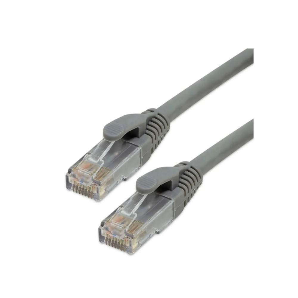 Cabo de Rede Prysmian Patch Cord CAT6, U/UTP, LSZH, 24 AWG, RJ45, 0,5 Metro, Cinza, 10718541