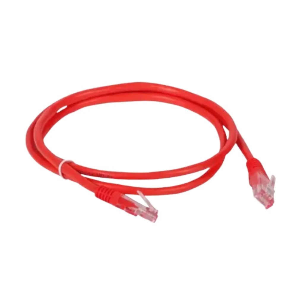 Cabo de Rede Prysmian Patch Cord CAT6, U/UTP, LSZH, 24 AWG, RJ45, 2,5 Metros, Vermelho, 10718539