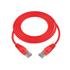 Cabo de Rede, Patch Cord U/UTP Categoria 6 Sohoplus, 2,5 m, CMX T568A/B, Vermelho