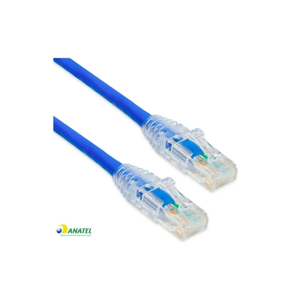 Cabo Patch Cord, SohoPlus, CAT6, U/UTP, RJ45, 5m, Azul Claro