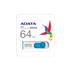 Pen Drive Adata 64 GB, C008, USB 2.0, Branco e Azul - AC008-64G-RWE