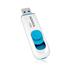 Pen Drive Adata 64 GB, C008, USB 2.0, Branco e Azul - AC008-64G-RWE