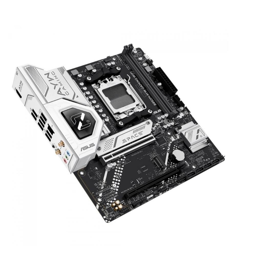 Placa-mãe Asus B850M AYW Gaming WiFi, Chipset B850, AMD AM5, mATX, DDR5