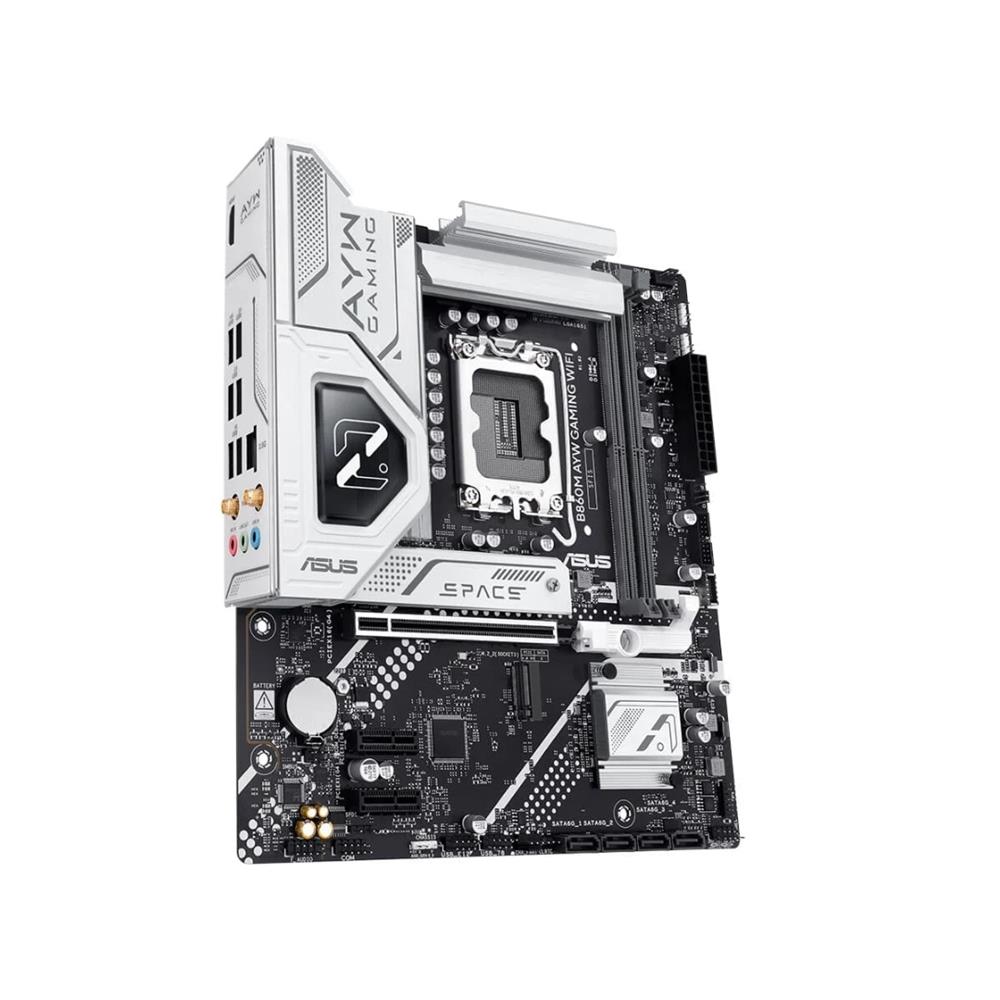 Placa-Mãe ASUS B860M AYW GAMING WIFI, Intel B860, LGA1851, DDR5, Wi-Fi 6