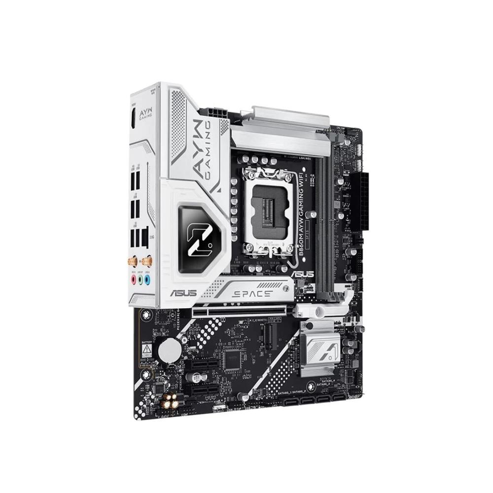 Placa-Mãe ASUS B860M AYW GAMING WIFI, Intel B860, LGA1851, DDR5, Wi-Fi 6