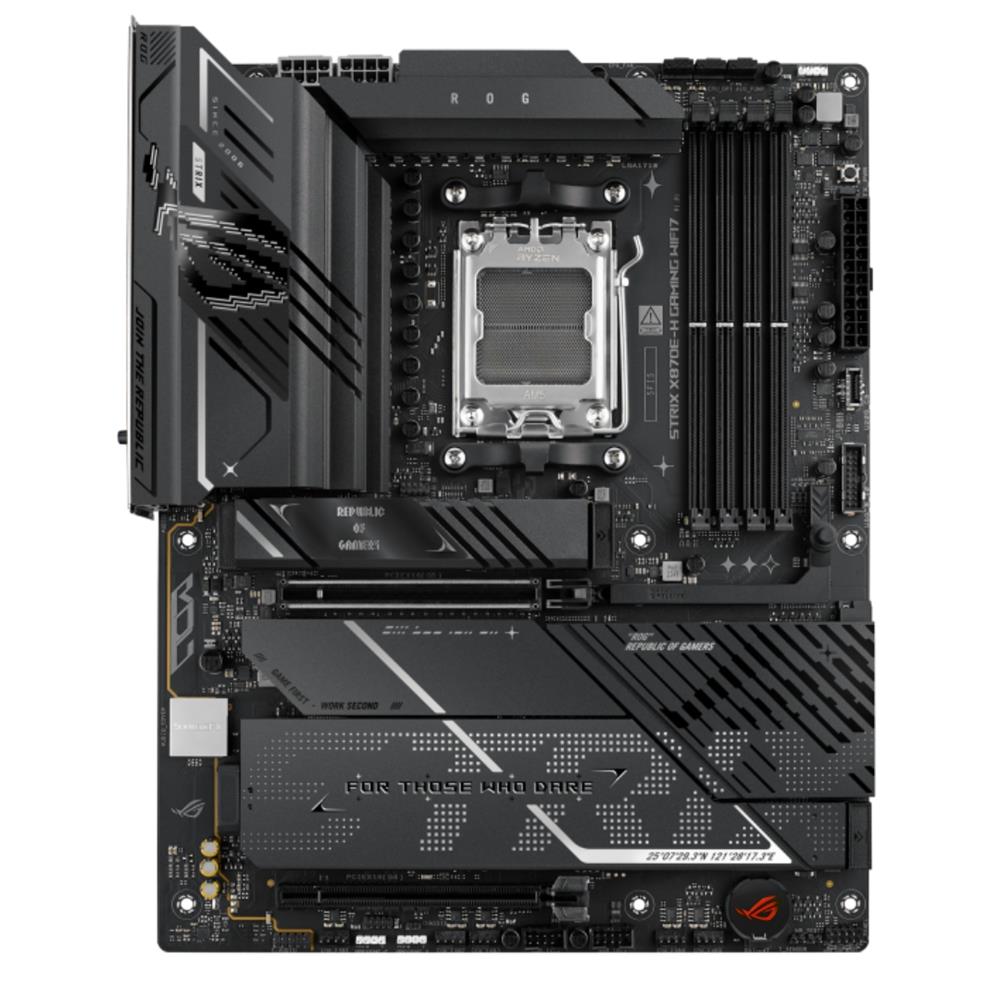 Placa Mãe Asus ROG Strix X870E-H Gaming WiFi7, Chipset X870E, AMD AM5, ATX, DDR5