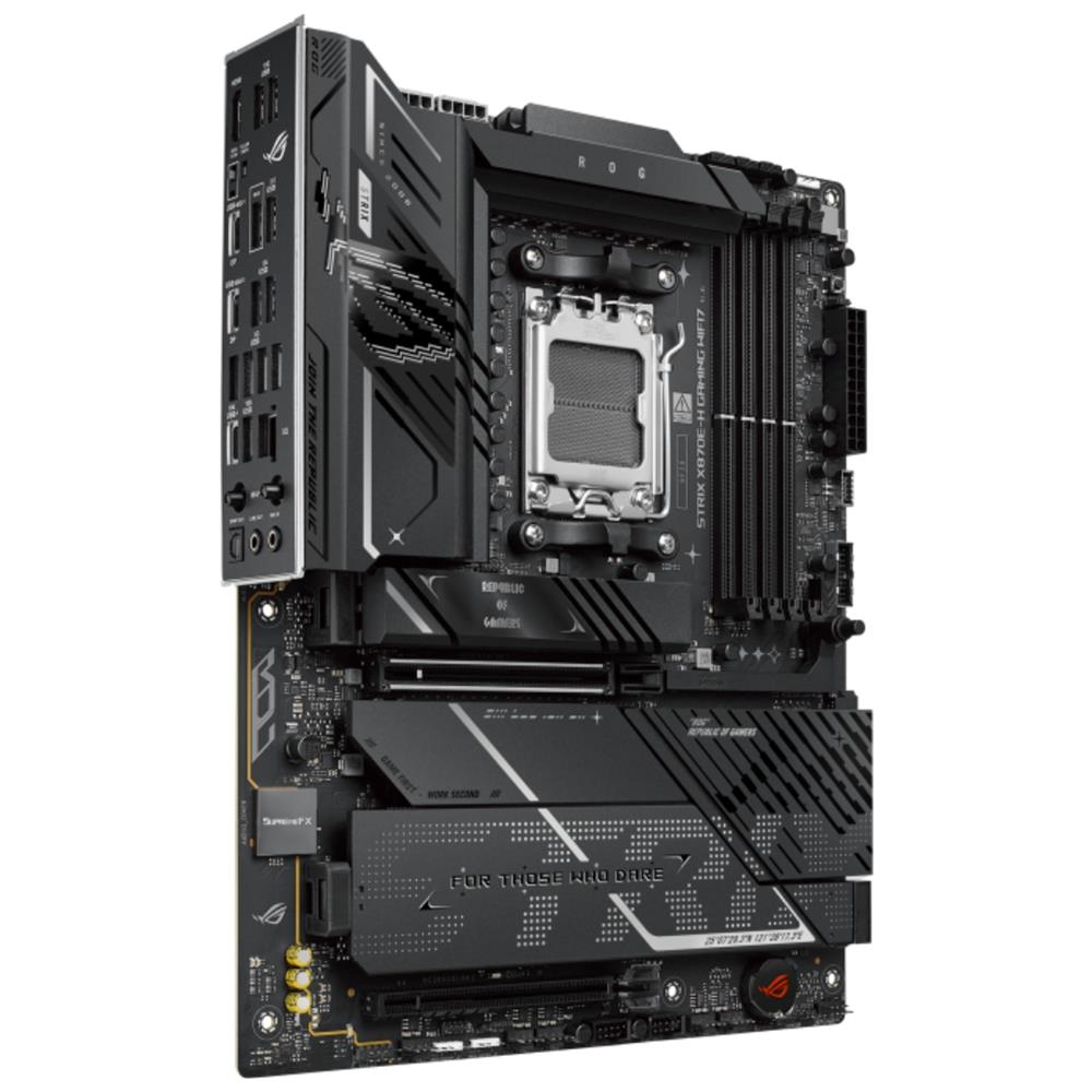 Placa Mãe Asus ROG Strix X870E-H Gaming WiFi7, Chipset X870E, AMD AM5, ATX, DDR5