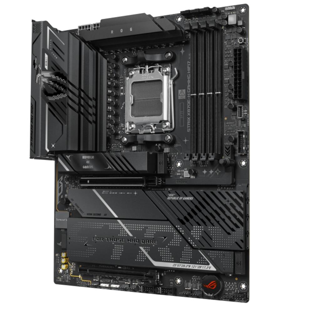 Placa Mãe Asus ROG Strix X870E-H Gaming WiFi7, Chipset X870E, AMD AM5, ATX, DDR5