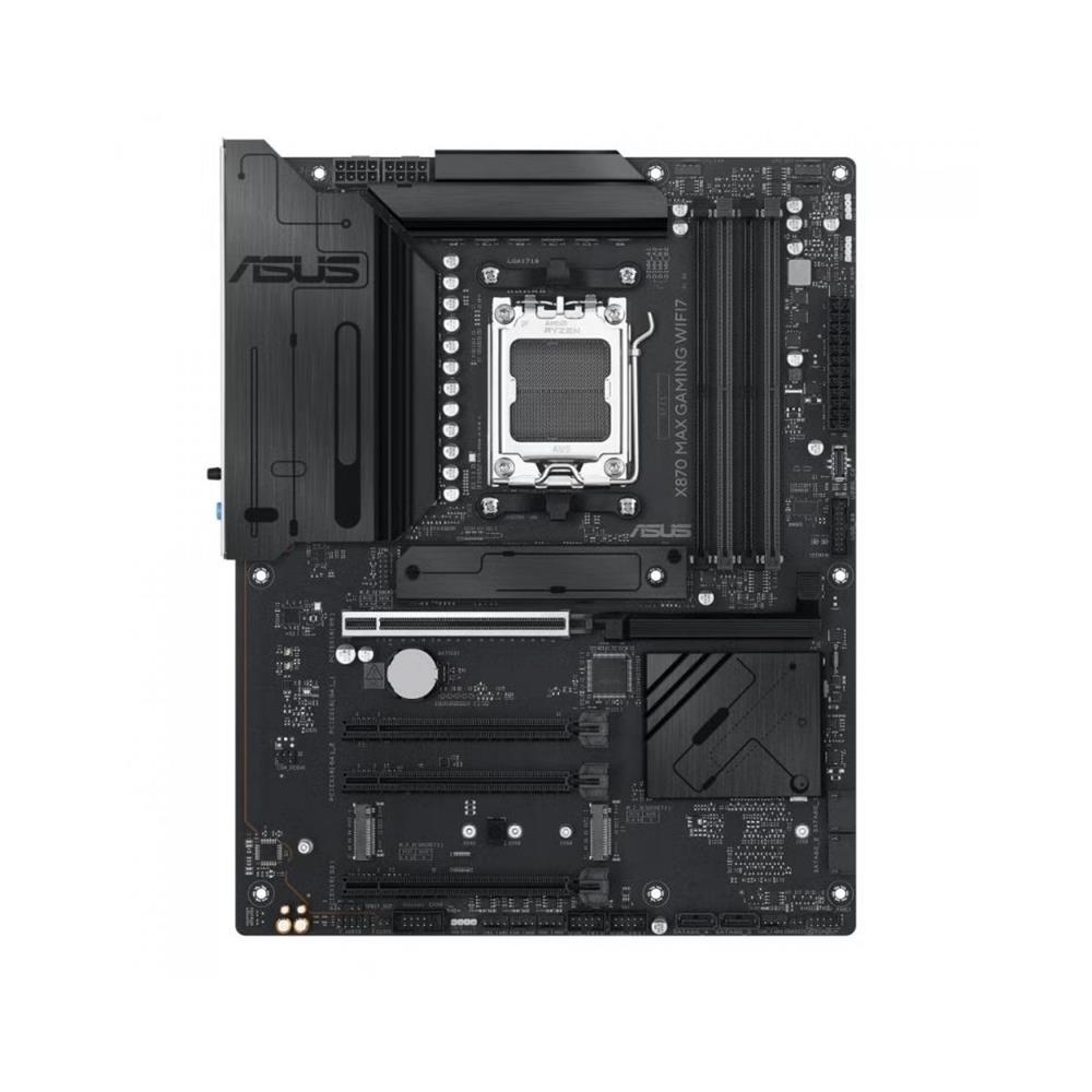 Placa Mãe Asus X870 MAX GAMING WIFI7, Chipset X870, AMD AM5, ATX, DDR5