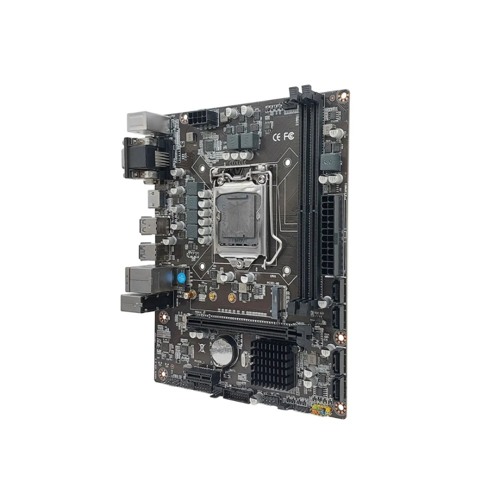 Placa-Mãe YON, Intel LGA1200, DDR4, Micro ATX, M.2 NVMe, Gigabit LAN, Preto, H510G587