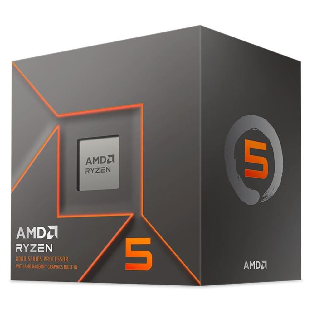 Processador AMD Ryzen 5 8500G, 3.5GHz (5.0GHz Turbo), 6-Core 12-Threads, Cache 22MB, AM5