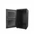 Rack de Piso Max Eletron, Padrão 19&#34;, Porta com Visor Acrílico, Chave, Tampas Laterais Removíveis, Ventilação Lateral, Base Fixa