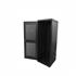 Rack de Piso Max Eletron, Padrão 19&#34;, Porta com Visor Acrílico, Chave, Tampas Laterais Removíveis, Ventilação Lateral, Base Fixa
