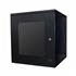 Rack de Parede Max Eletro, Padrão 19&#34;, Porta com Visor Acrílico, Chave de Segurança, Estrutura em Aço Carbono SAE 1020