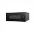 Rack de Parede Max Eletro, Padrão 19&#34;, Porta com Visor Acrílico, Chave de Segurança, Estrutura em Aço Carbono SAE 1020