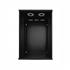 Rack de Parede Max Eletro, Padrão 19&#34;, Porta com Visor Acrílico, Chave de Segurança, Estrutura em Aço Carbono SAE 1020
