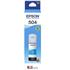 Garrafa de Tinta Epson Ciano, 6.000  Páginas, para EcoTank - T504222-BR