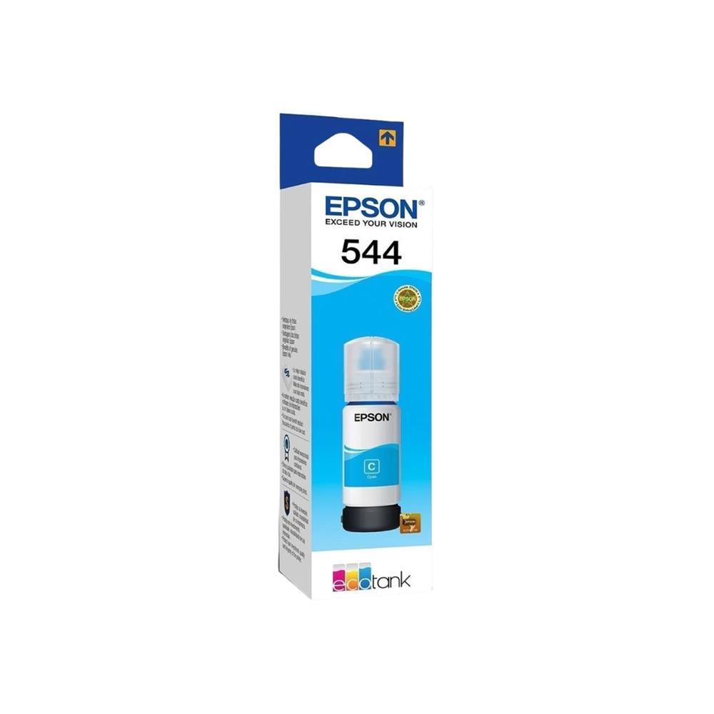Refil de Tinta Epson T544 Ciano, 65ml, T544222