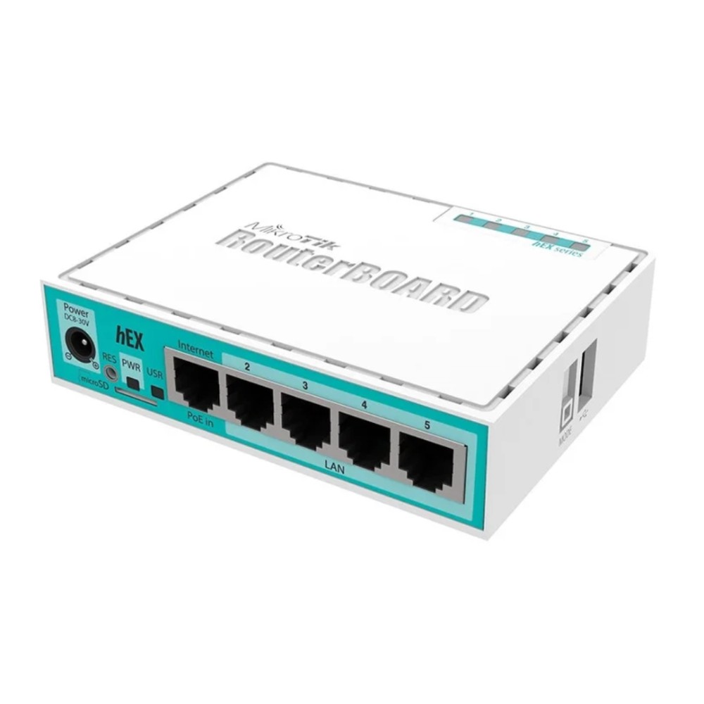 Roteador, Mikrotik RB750GR3, 5x Portas 10/100/1000 Mbps