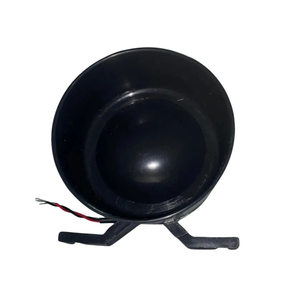 Sirene Piezoelétrica, Garen, 12V, Preta, para Alarme Residencial, A00670