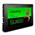 SSD Adata SU650, 256GB, Sata III, Leitura 520MB/s e Gravação 450MB/s