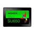 SSD Adata SU650, 256GB, Sata III, Leitura 520MB/s e Gravação 450MB/s