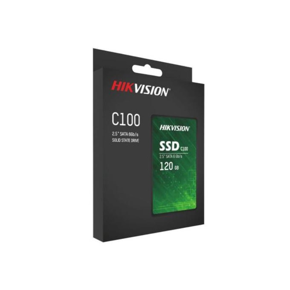 SSD Hikvision C100, 120GB, Sata III, Leitura 550MB/s e Gravação 420MB/s