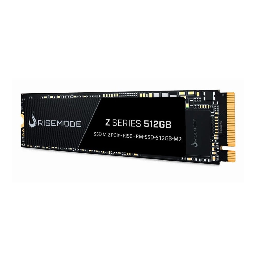 SSD M.2 NVMe Rise Mode Z Series, 512GB, PCIe 3.0 x4, Leitura 3100MB/s, Gravação 1800MB/s