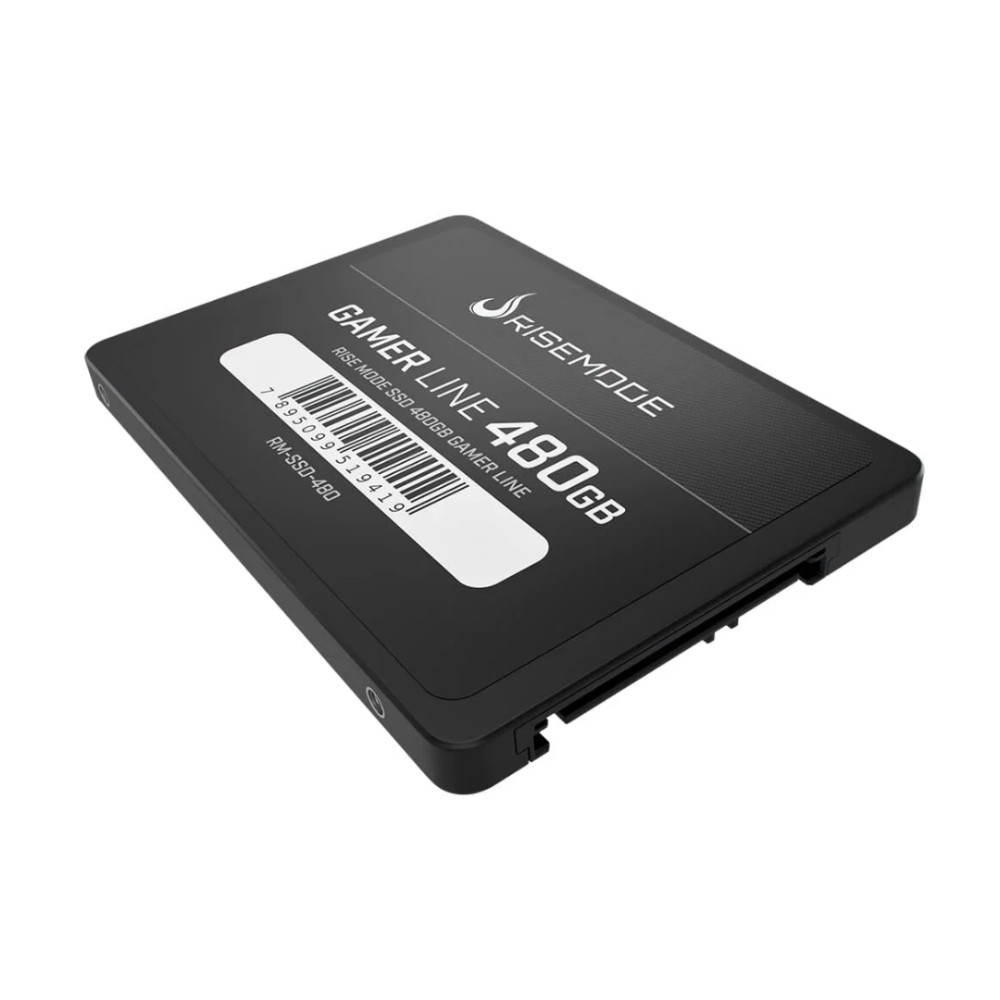 SSD Rise Mode Gamer Line, 480GB, SATA III, 2.5", Leitura 530MB/s, Gravação 520MB/s
