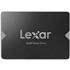 SSD SATA Lexar NS100, 256GB, 2.5", Leitura 520MB/s, Preto
