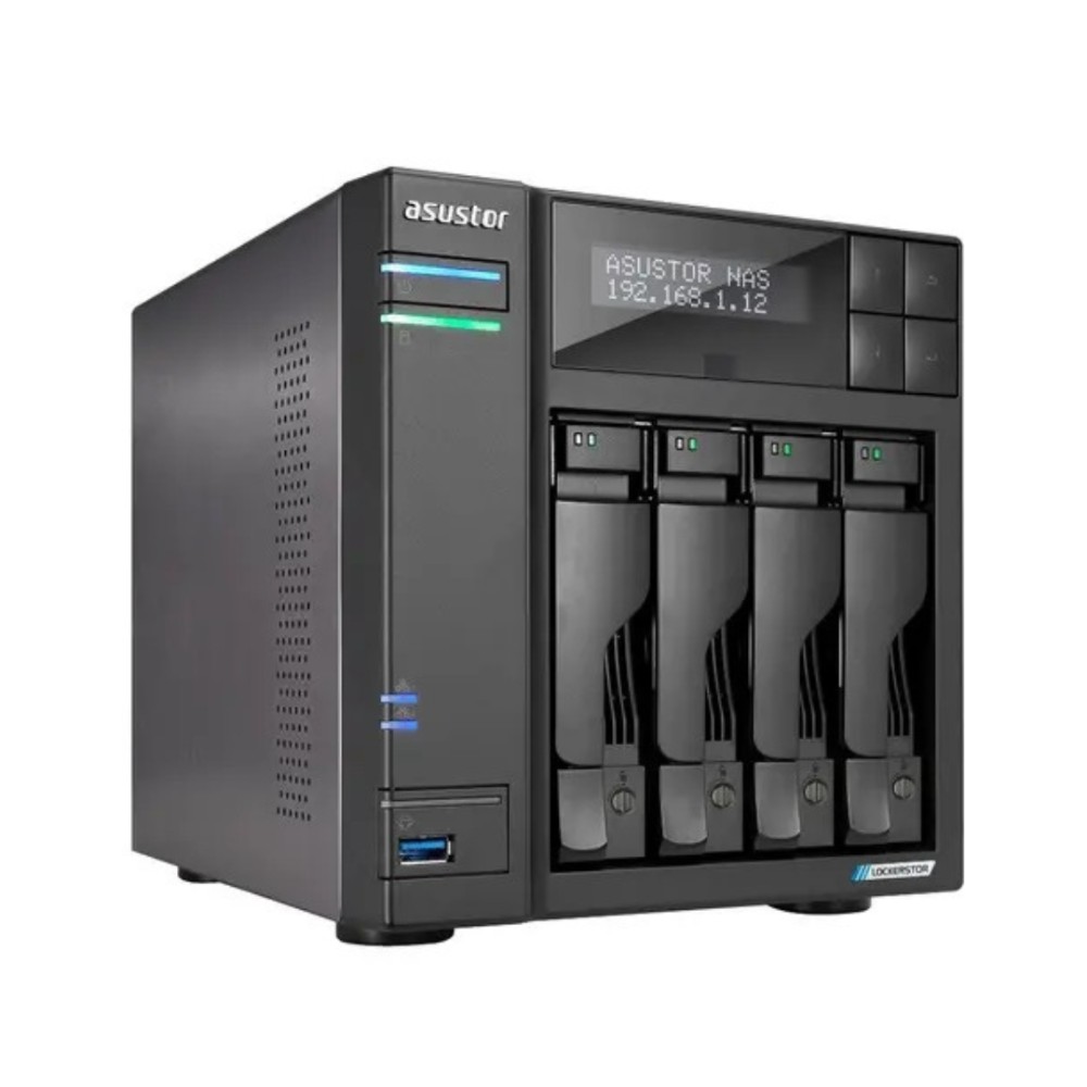 Storage  Asustor Lockerstor 4  AS6704T  4 Baias 80TB