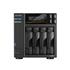 Storage Asustor AS6804T, 04 Baias, PCIe, USB4, 10 GBe, Preto