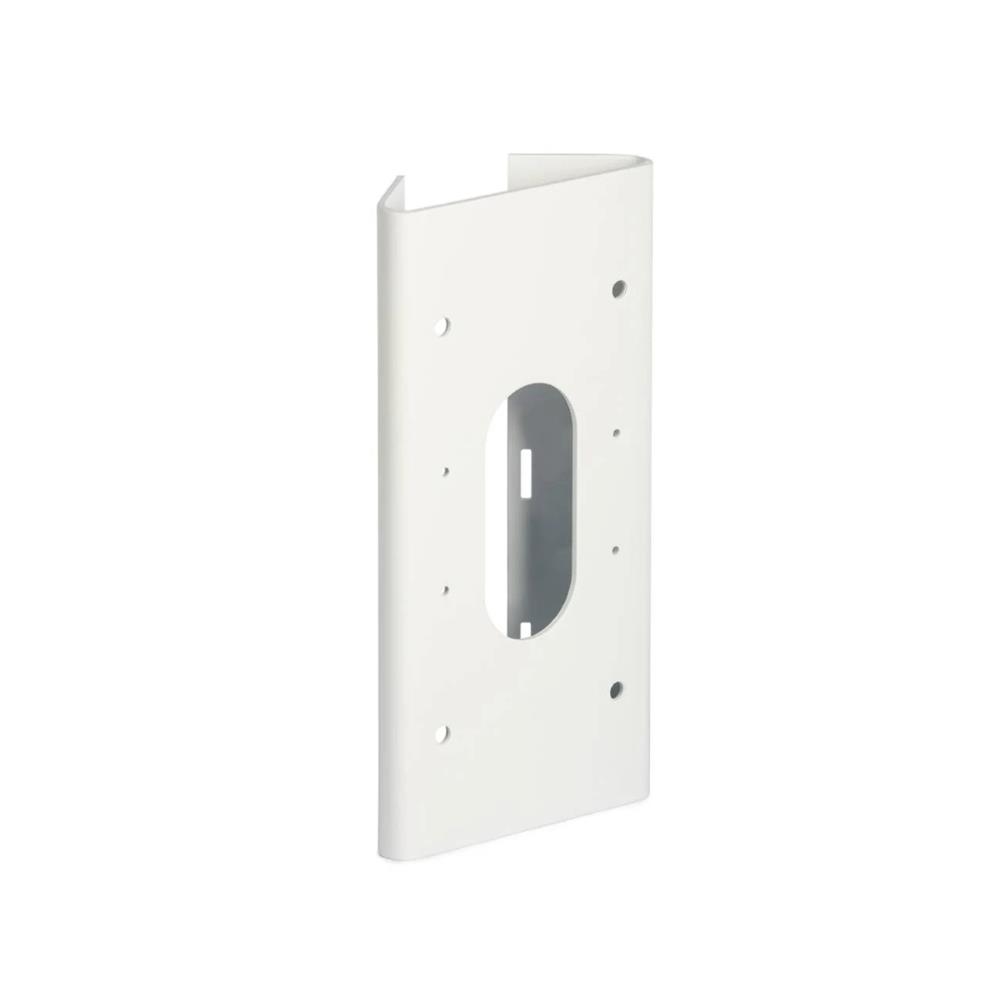 Suporte de Poste Vertical Hikvision DS-1475ZJ-SUS, Aço Inoxidável, Compatível com Câmeras de Segurança, Branco