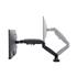 Suporte articulado para monitor, ELG, F80N, 17 "a 35", pistão a gás, retrátil e ajustável, preto